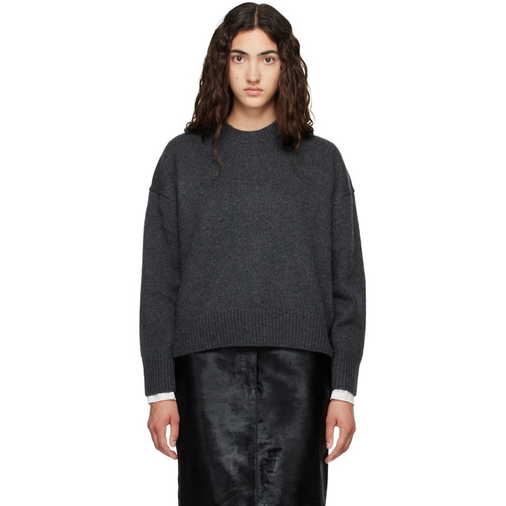 Photo: Loulou de Saison Gray PIA LDS Oversized Sweater