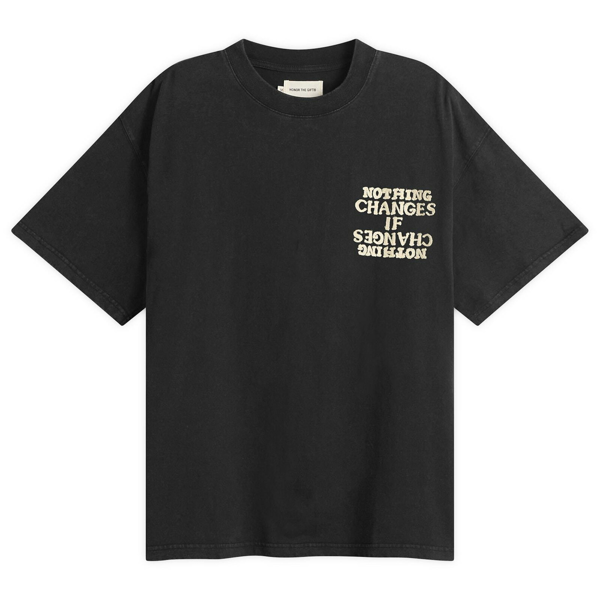 Honor the Gift Men's Nothing Changes T-Shirt in Black