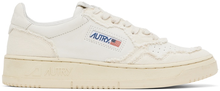 Photo: AUTRY Off-White Medalist Low Sneakers