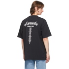 VETEMENTS Black Motorhead Edition Big Skull T-Shirt