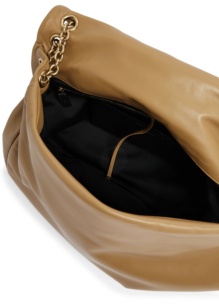 Saint Laurent - Women's Camel Jamie XL Leather Shoulder bag