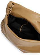 Saint Laurent - Women's Camel Jamie XL Leather Shoulder bag - Quilted, Two Chain & Leather Shoulder Strap - One Size