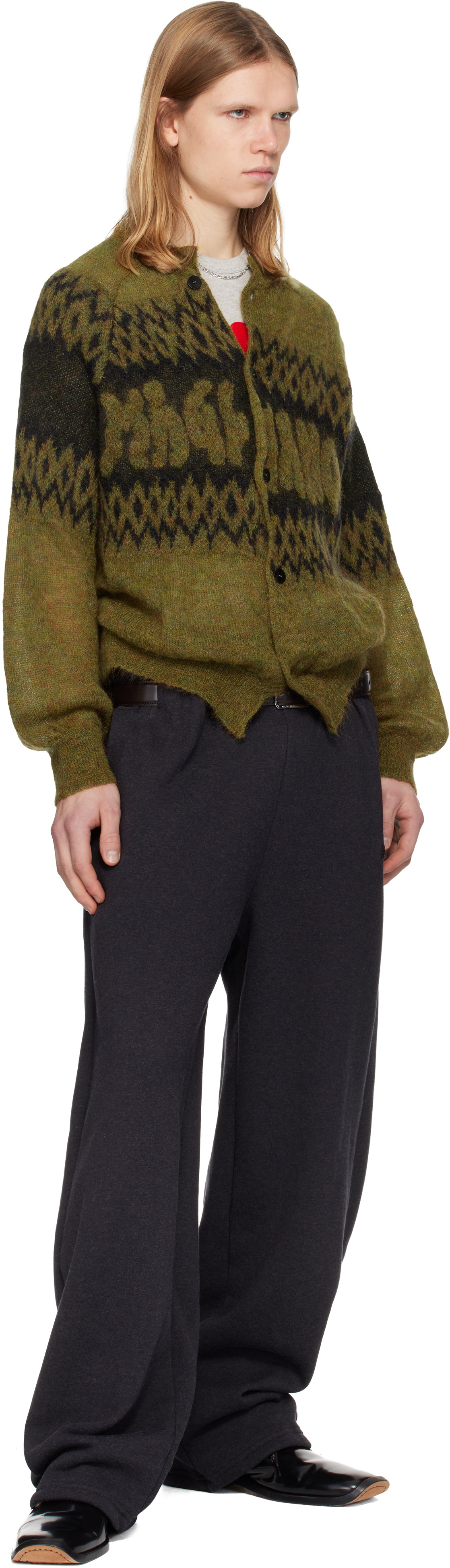 Magliano Yellow Christmas Cardigan