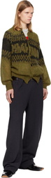 Magliano Yellow Christmas Cardigan