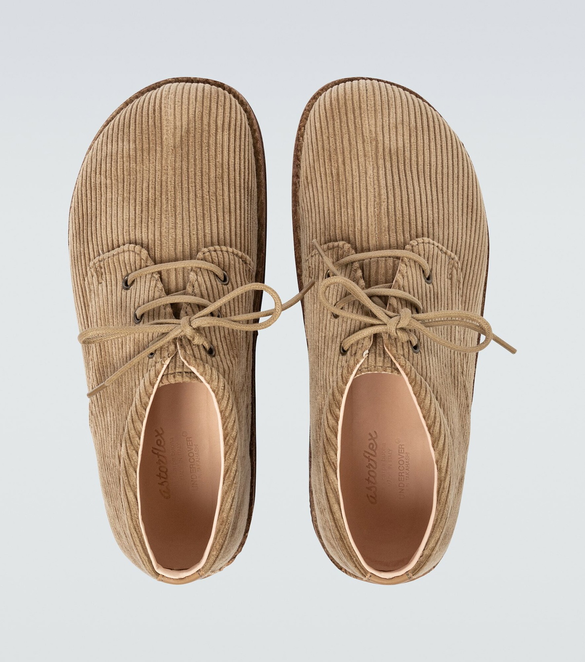 Undercover - Corduroy derby shoes