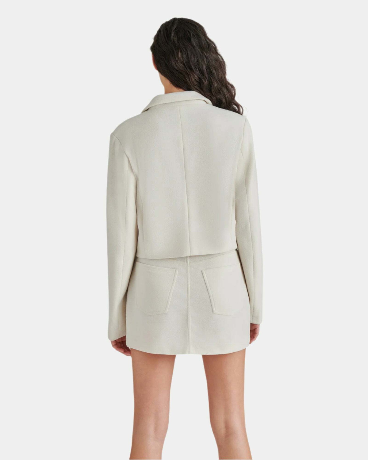 Steve Madden Snowbell Blazer in Ivory