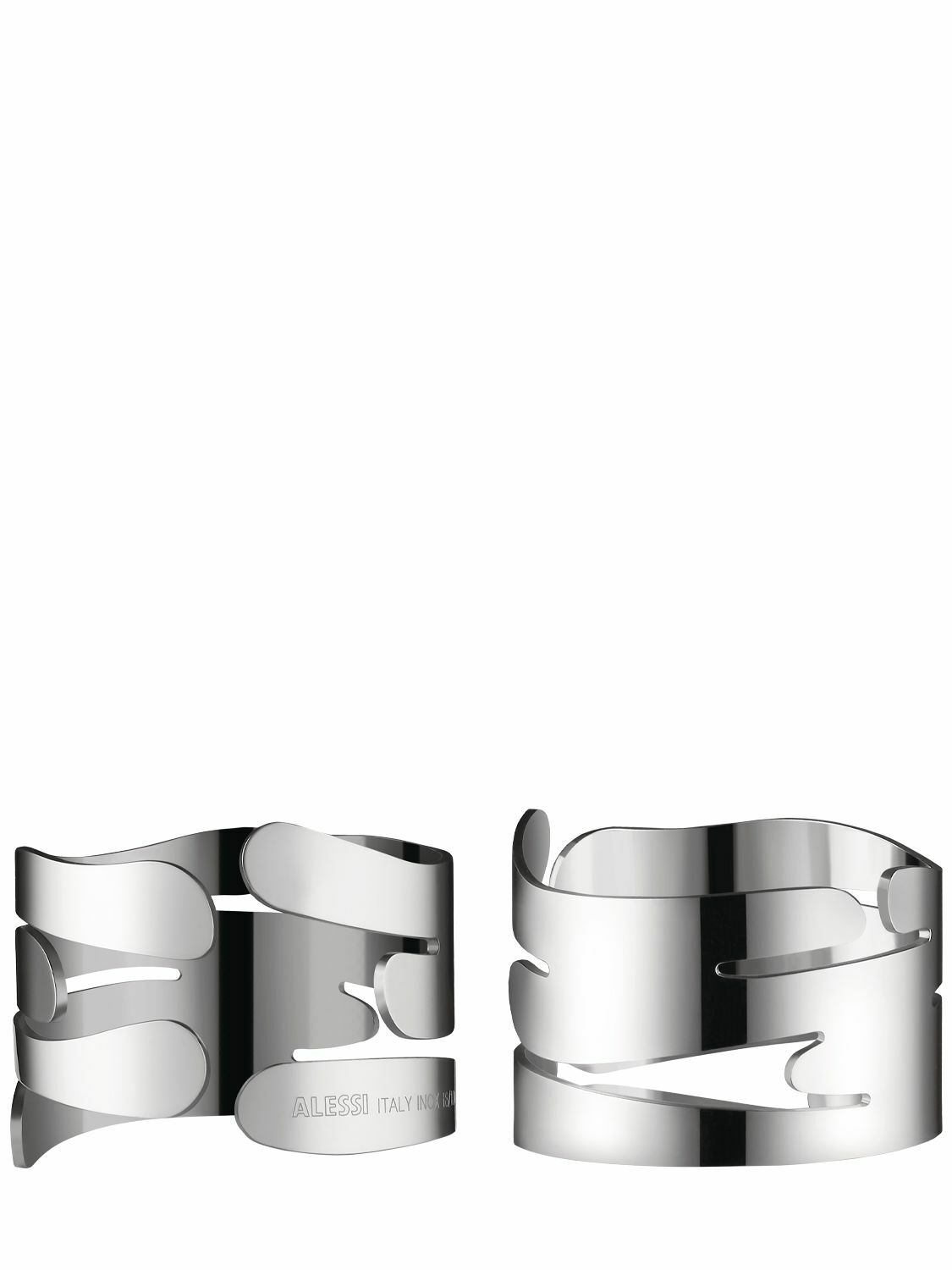 ALESSI - Set Of 2 Napkin Rings