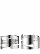 ALESSI - Set Of 2 Napkin Rings