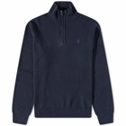 Polo Ralph Lauren Men's Quarter-Zip Sweat in Navy Heather