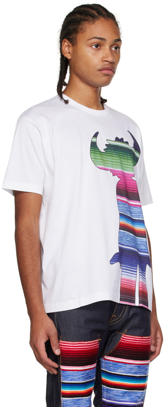 Junya Watanabe White Comme des Garçons Edition T-Shirt Junya Watanabe