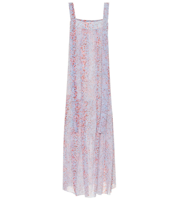 Photo: See By Chloe - Printed cotton and silk maxi dress