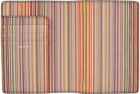 Paul Smith Black Signature Stripe Interior Passport Holder