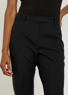 Calvin Klein Erin Straight-leg Wool Trousers Black