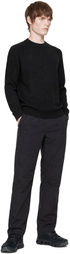 Veilance Black Conic Wool Midlayer Sweater