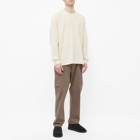 Homme Plissé Issey Miyake Men's Long Sleeve Release T-Shirt in Ivory