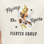 Uniform Bridge Men's Flying Tiger T-Shirt in Ivory