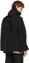 Boramy Viguier Black Windbreaker Jacket