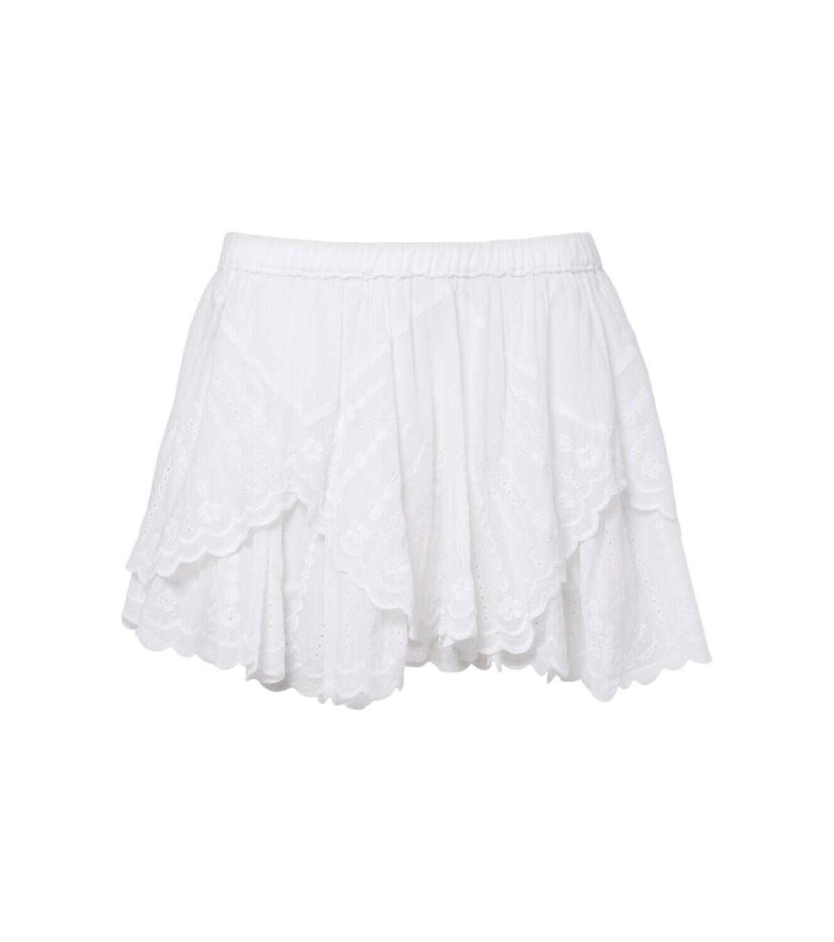 Marant Etoile Gisele lace-trimmed cotton shorts Isabel Marant Etoile