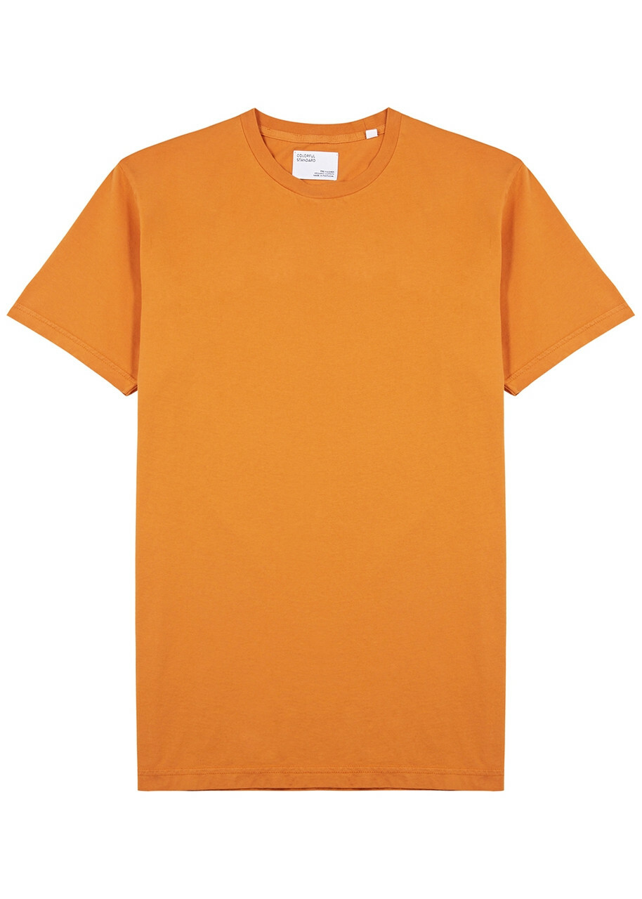Tシャツ・カットソー HUECLOSET Camel Pigment Short Sleeve T-Shirt CS2056_Male_OversizedOrganicT-