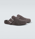 Loewe Ease suede mules
