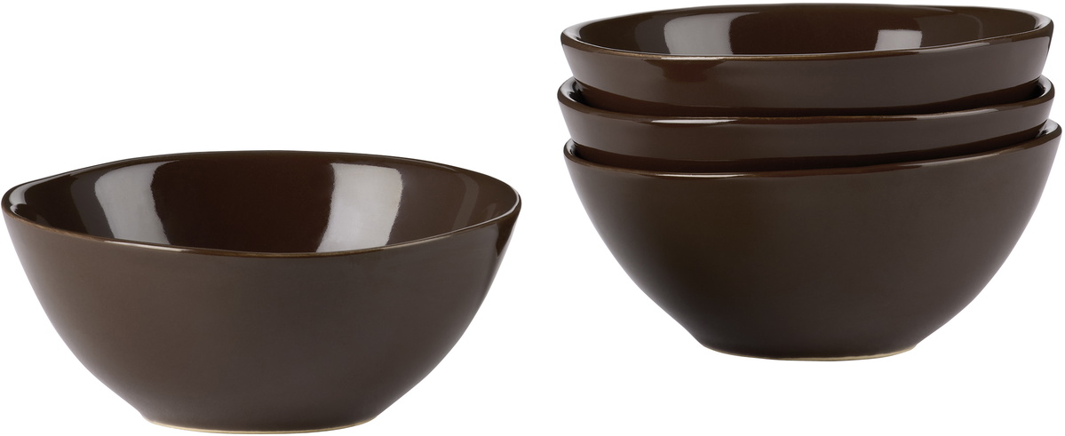 The Conran Shop Brown Luna Dipping Bowl Set, 4 pcs
