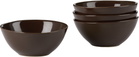 The Conran Shop Brown Luna Dipping Bowl Set, 4 pcs