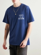 Gallery Dept. - French Logo-Print Cotton-Jersey T-Shirt - Blue