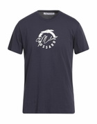 Trussardi Mens T-shirt Midnight in Blue