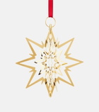 Georg Jensen Star Large gold-plated tree topper by Flemming Eskildsen