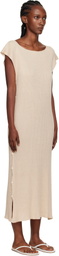 Baserange Beige Franca Maxi Dress
