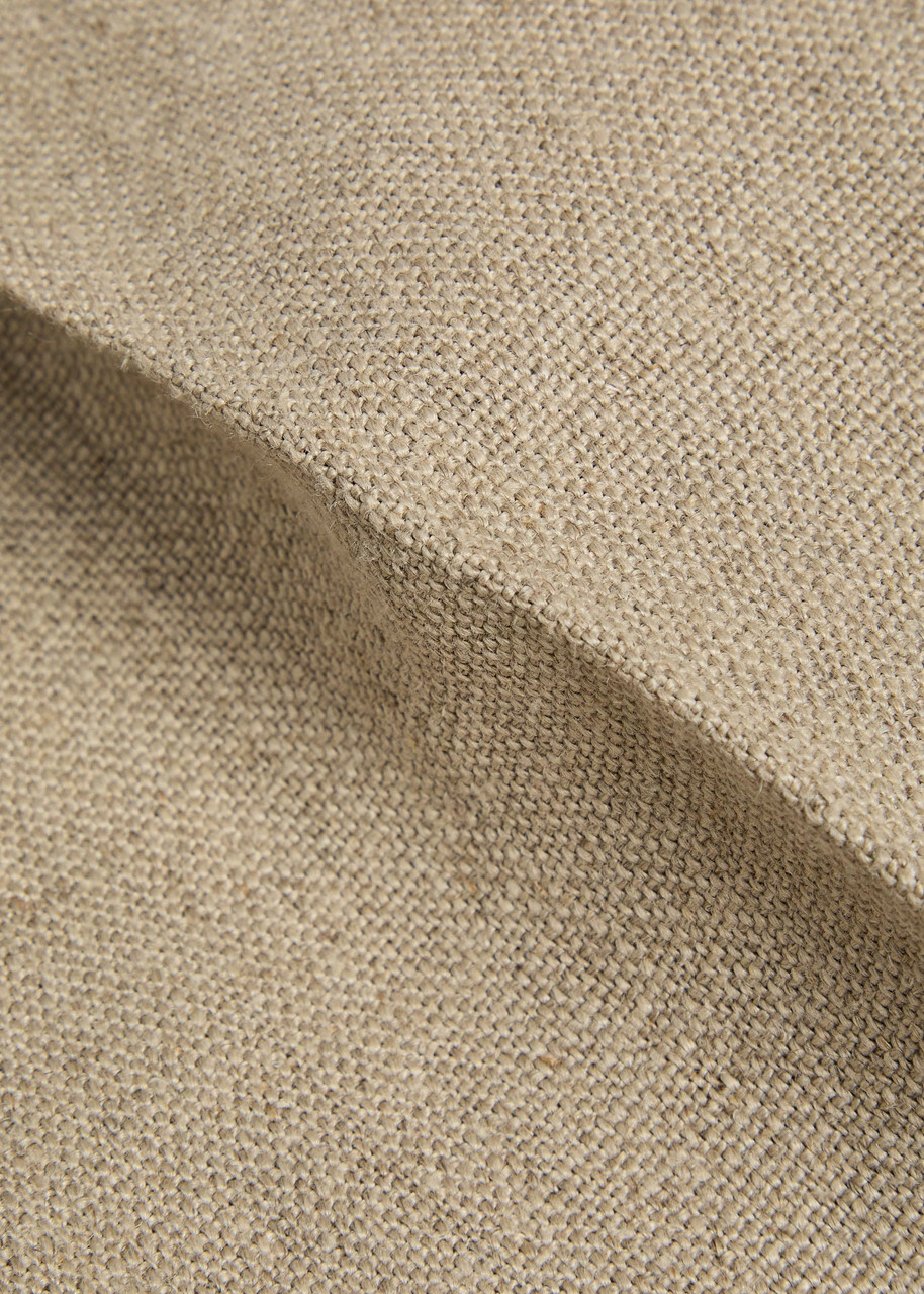 Toteme Pleated Tapered-leg Linen Trousers Beige