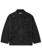 Acne Studios - Ostera Oversized Garment-Dyed Cotton-Ripstop Chore Jacket - Black