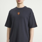 New Era Men's MLB New York Mets Waffle T-Shirt in Navy
