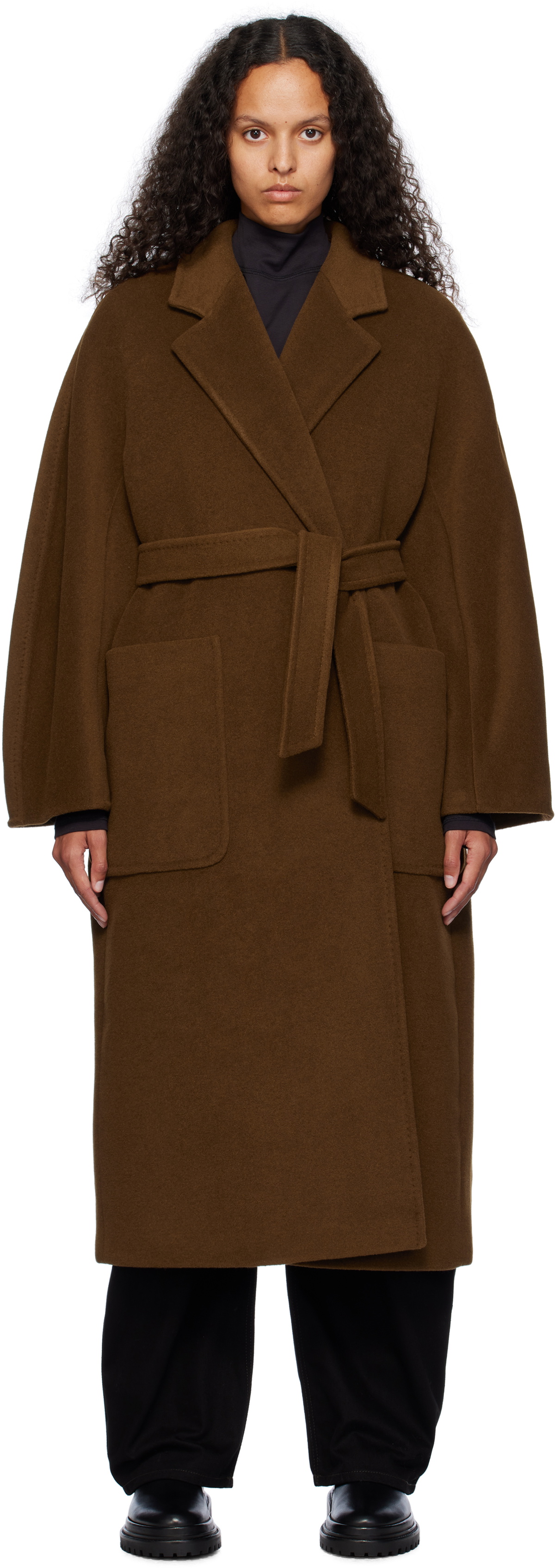 Max Mara Brown Attuale Coat Max Mara Max Mara Brown Attuale Coat Max Mara