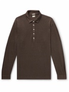 Massimo Alba - Raya Linen-Jersey Polo Shirt - Brown