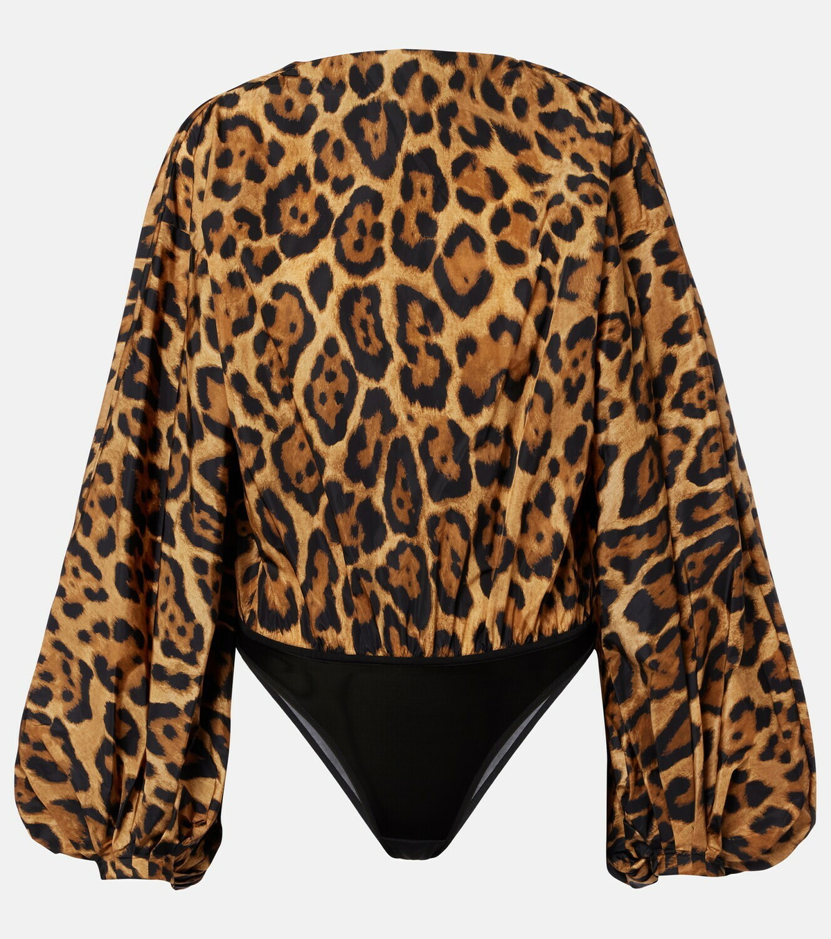 Alaïa Oversized animal-print bodysuit