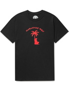 PARADISE - Liberty Palm Printed Cotton-Jersey T-shirt - Black