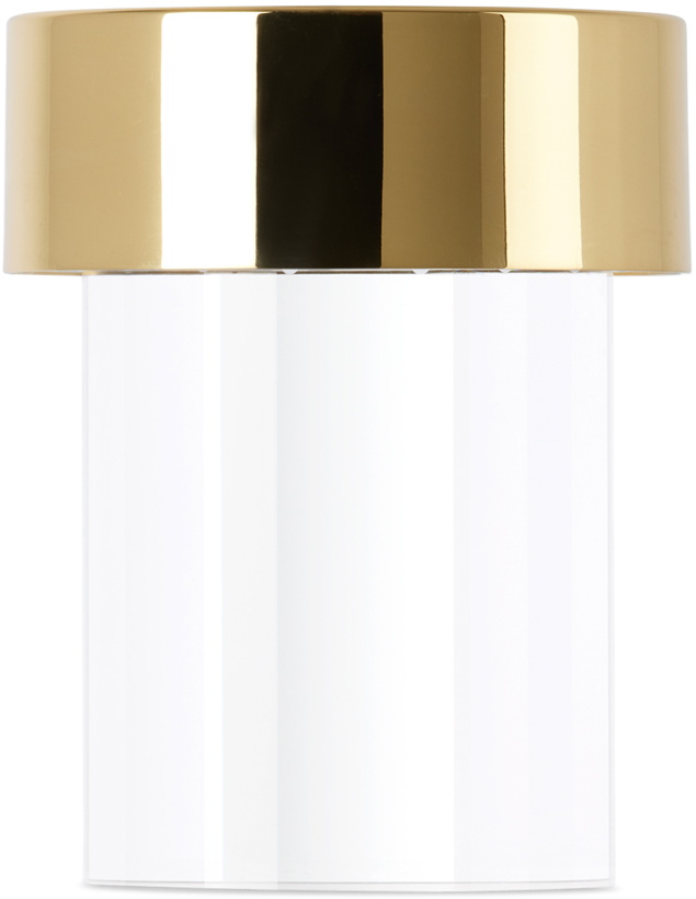 Photo: Flos Gold Last Order Clear Portable Table Lamp