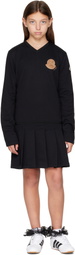 Moncler Enfant Big Kids Black Pleated Skirt Dress