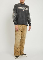 Saint Mxxxxxx Insanity Printed Cotton top Black