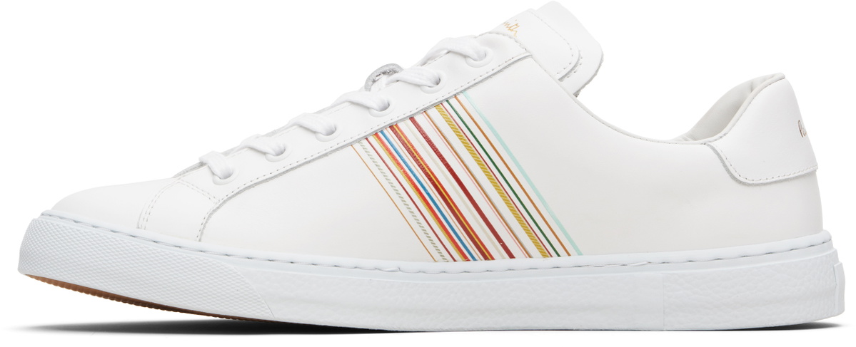 Paul Smith White Leather Hansen Sneakers
