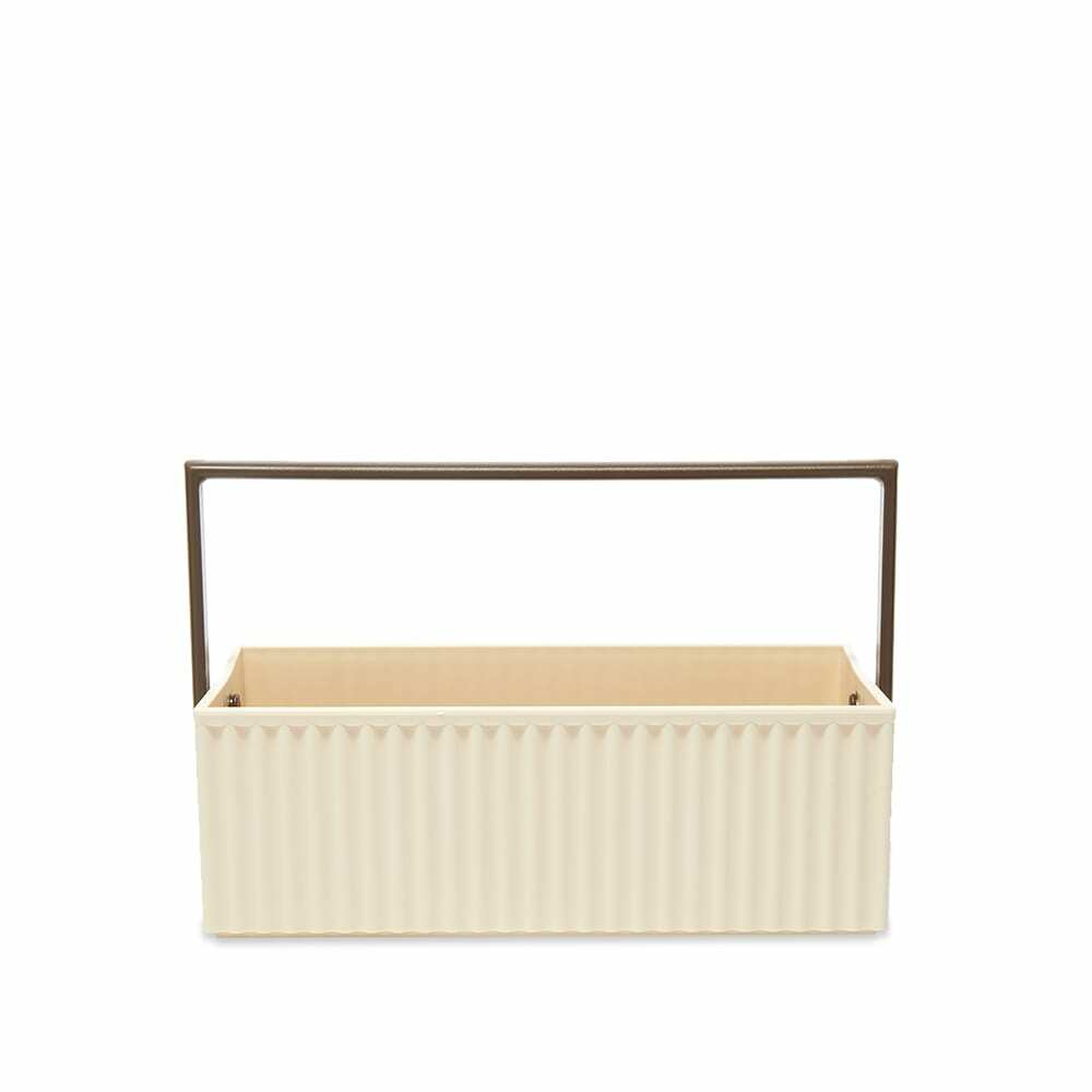 Hachiman Omnioffre Stacking Storage Box - Small in Beige/Brown