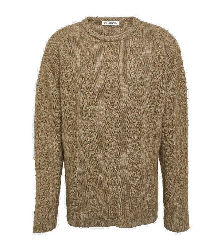 Photo: Our Legacy Aran wool-blend sweater