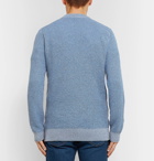 Hugo Boss - Waffle-Knit Cotton Sweater - Blue