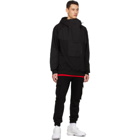 Juun.J Black Half-Zip Hoodie