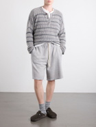 The Elder Statesman - Nimbus Striped Cashmere Sweater - Gray