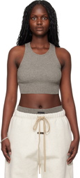 Fear of God ESSENTIALS Brown Holiday Waffle Sport Tank Top