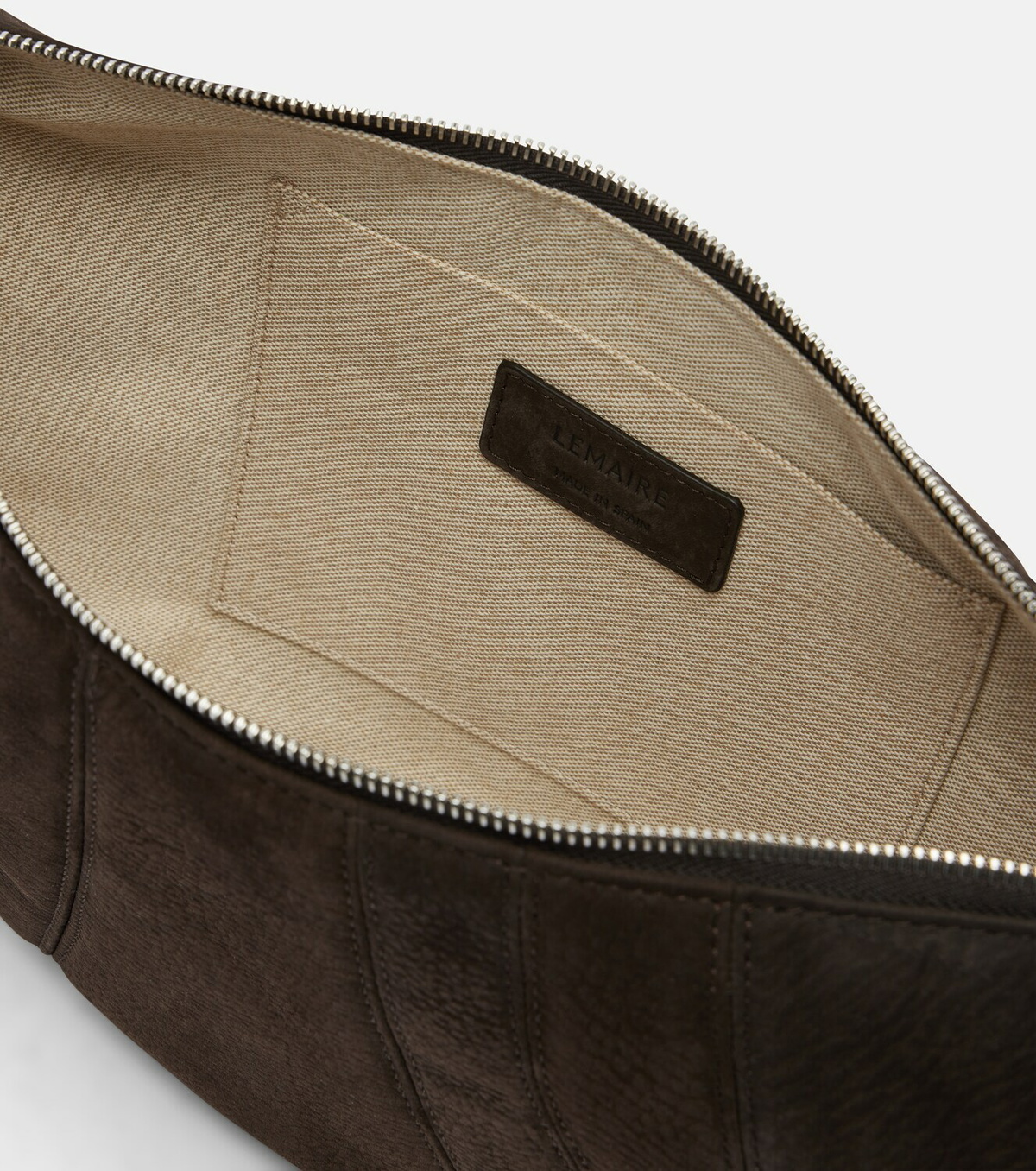 Lemaire Croissant Medium leather shoulder bag