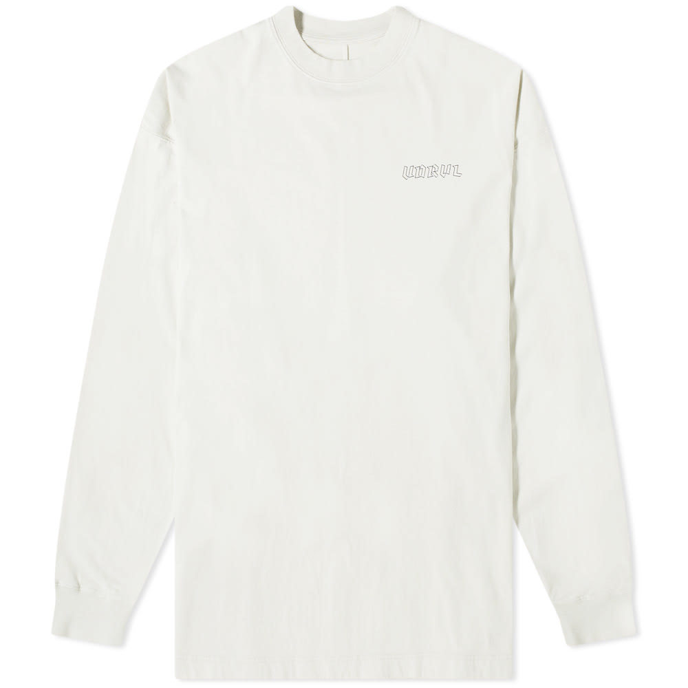 Unravel Project Long Sleeve Vintage FCK Motif Tee