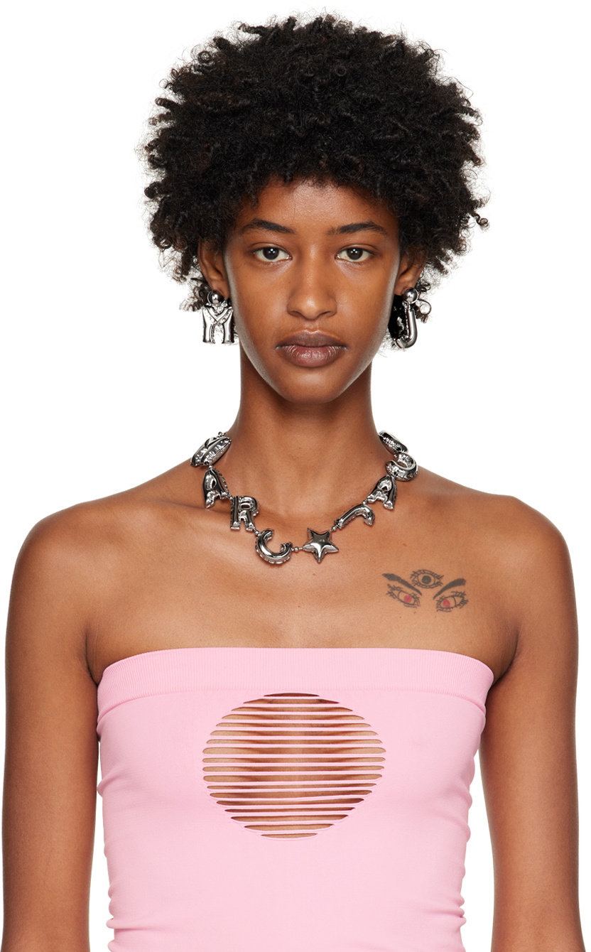 Marc Jacobs Silver Balloon Necklace Marc Jacobs